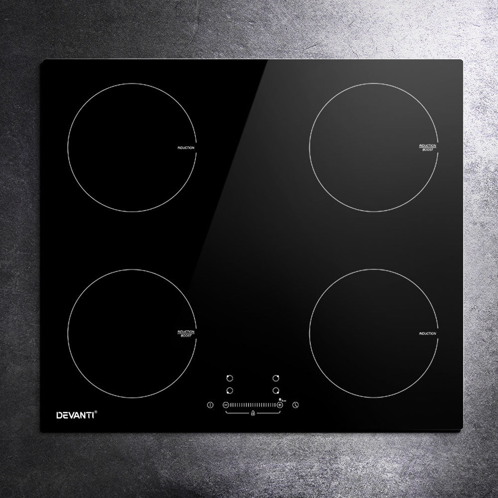 Cooktops & Stoves: Devanti Induction Cooktop 60cm Electric Cooker
