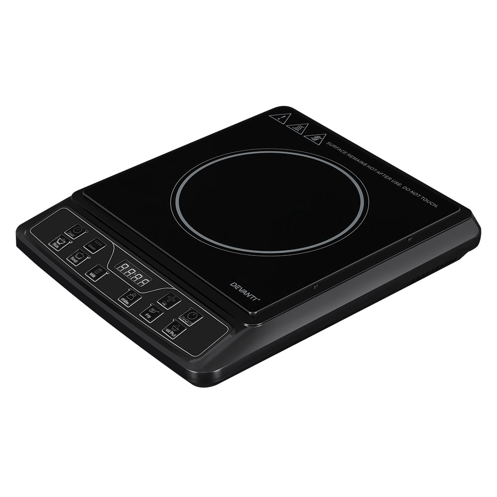 Cooktops & Stoves: Devanti Induction Cooktop 30cm Portable Cooker