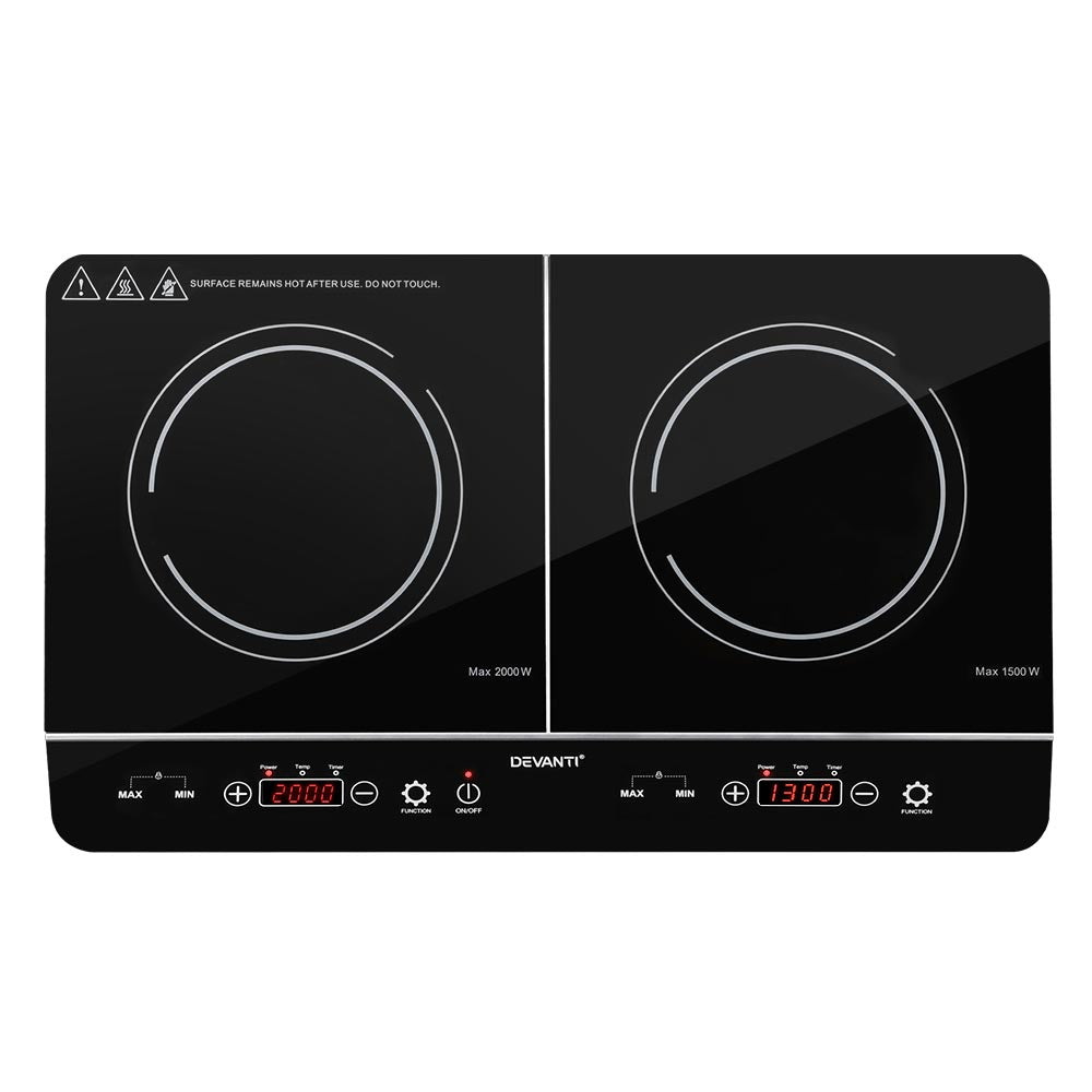 Cooktops & Stoves: Devanti Induction Cooktop 60cm Portable Cooker