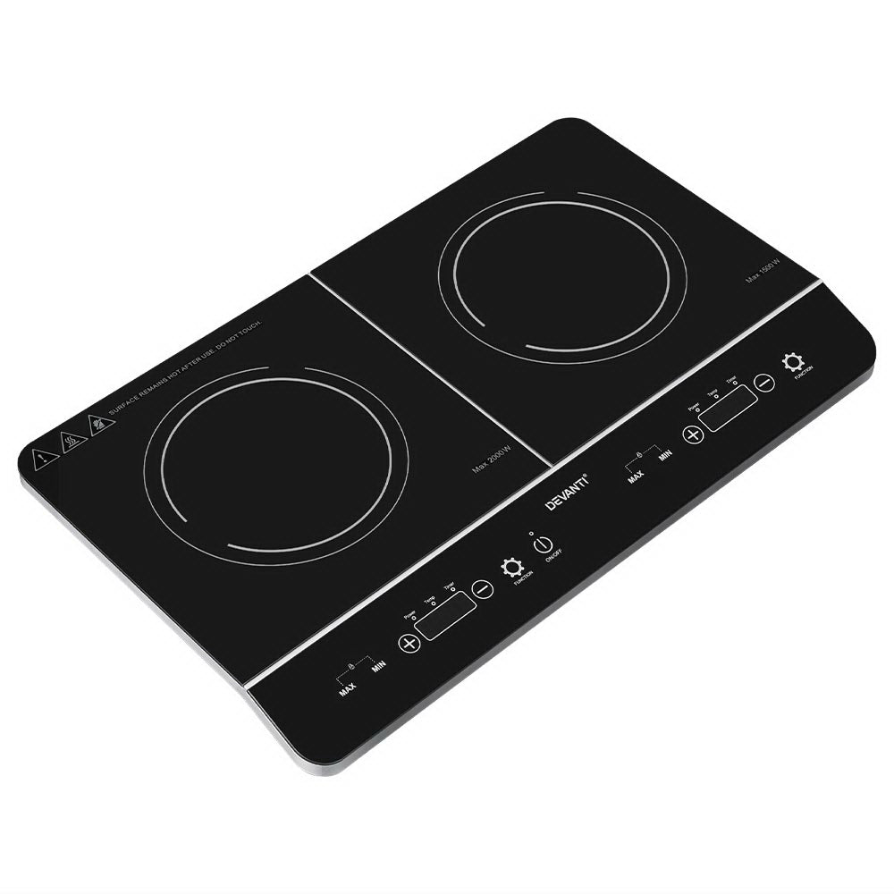 Cooktops & Stoves: Devanti Induction Cooktop 60cm Portable Cooker