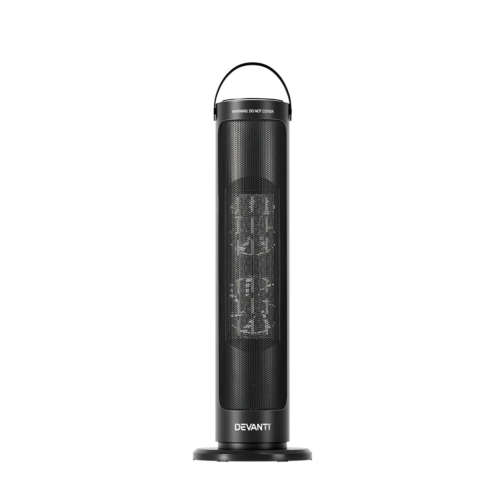 Electric Heaters: Devanti Ceramic Tower Heater 2000W