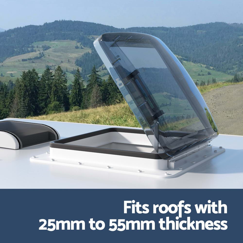 Caravan Accessories: Weisshorn Caravan Roof Vent Air Exhaust Hatch RV Motorhome Camper White