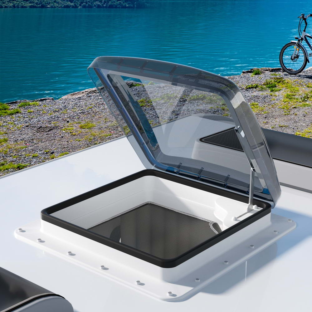 Caravan Accessories: Weisshorn Caravan Roof Vent Air Exhaust Hatch RV Motorhome Camper White