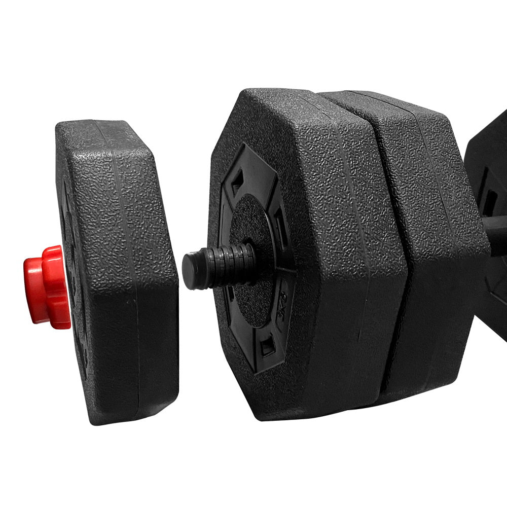 Free Weights: Everfit 40kg Dumbbells Barbell Set Adjustable Dumbbell Weight Lifting