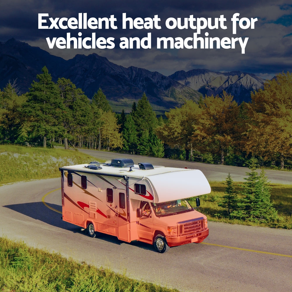 Ride On Cars: Giantz Diesel Air Heater All-in-one 12V 5KW LCD Remote Control for Car RV Indoors