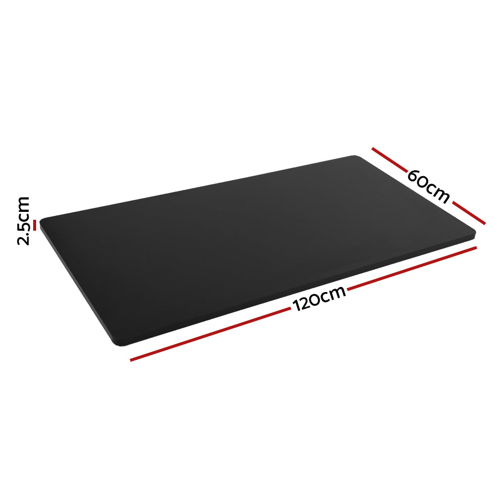 Desks: Artiss Standing Desk Top Black 120CM