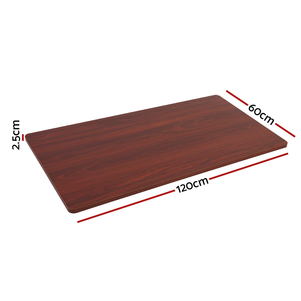 Desks: Artiss Standing Desk Top Walnut 120CM