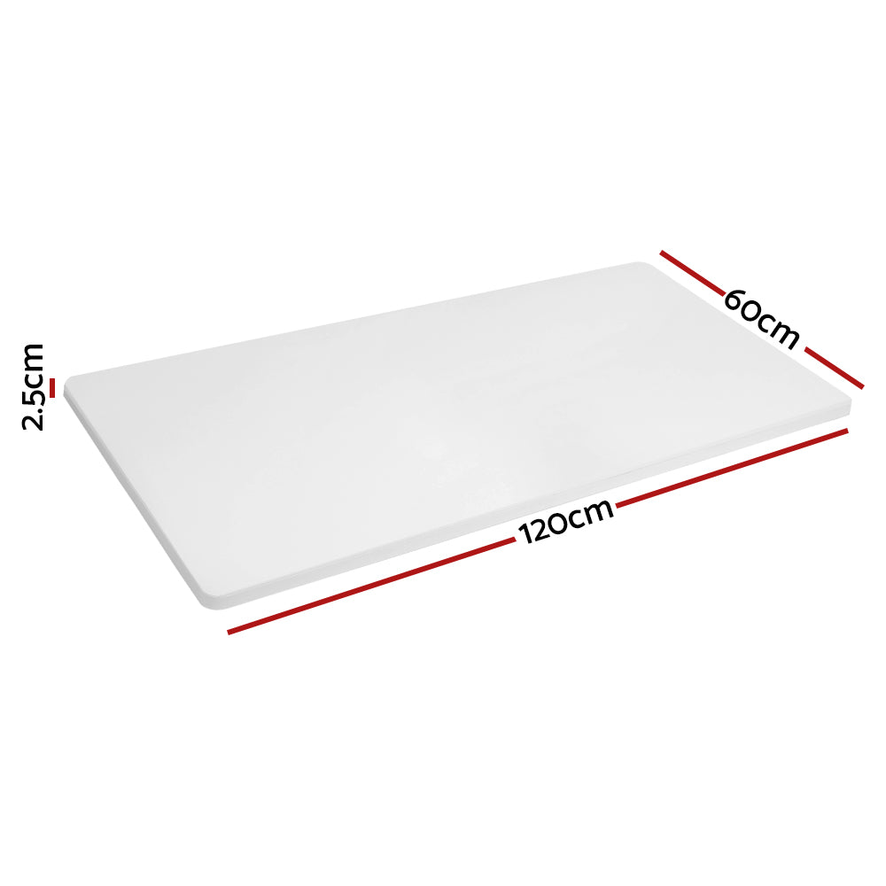 Desks: Artiss Standing Desk Top White 120CM