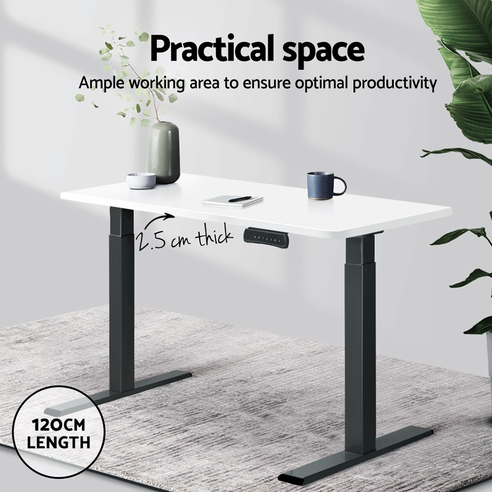 Desks: Artiss Standing Desk Top White 120CM
