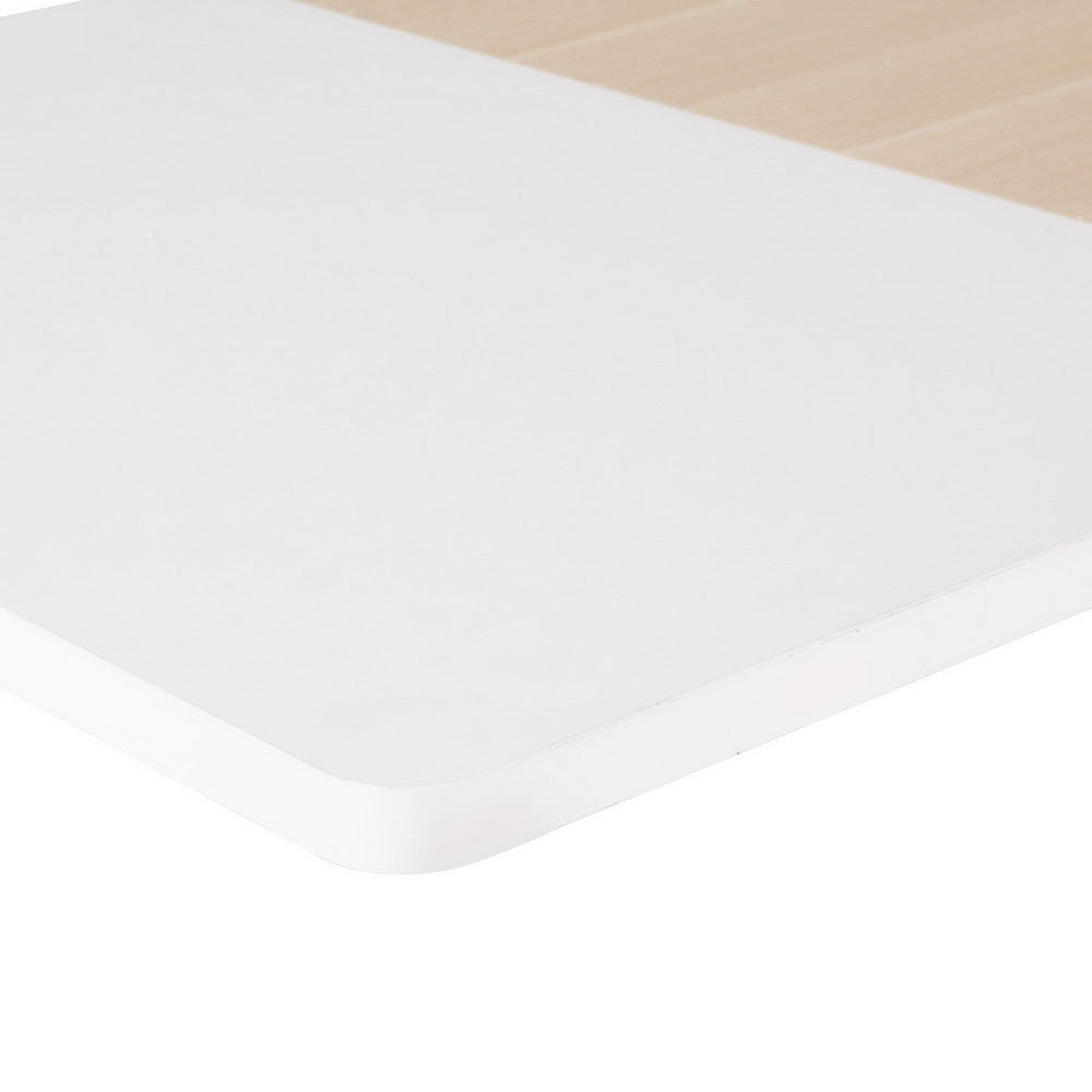 Desks: Artiss Standing Desk Top Whtie Pine 120CM