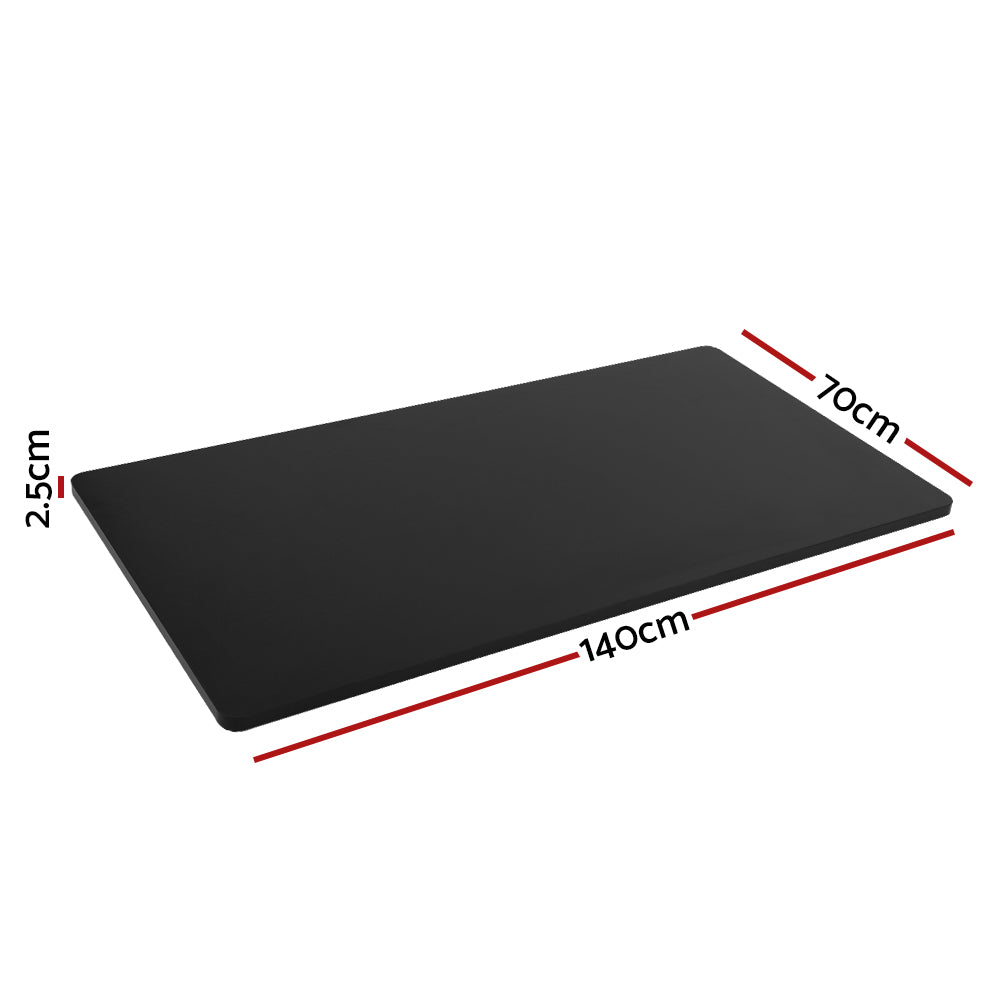 Desks: Artiss Standing Desk Top Black 140CM