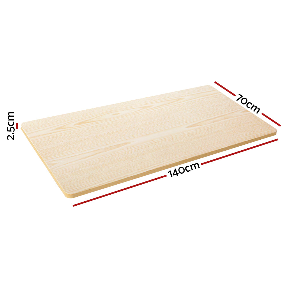 Desks: Artiss Standing Desk Top White Oak 140CM
