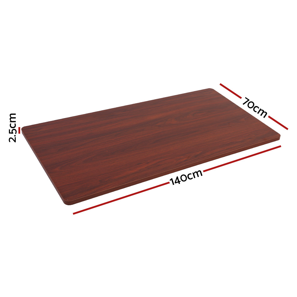 Desks: Artiss Standing Desk Top Walnut 140CM