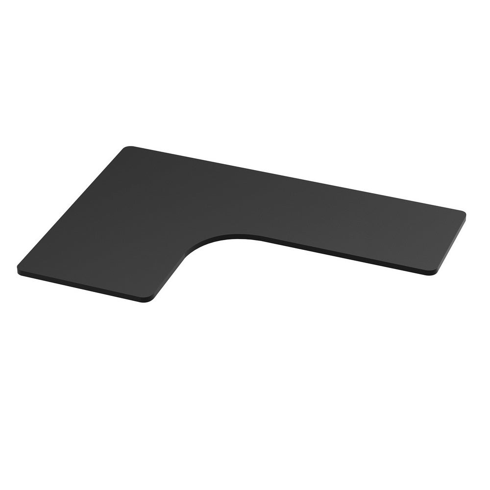 Desks: Artiss Standing Desk Top L-shape Black 160CM