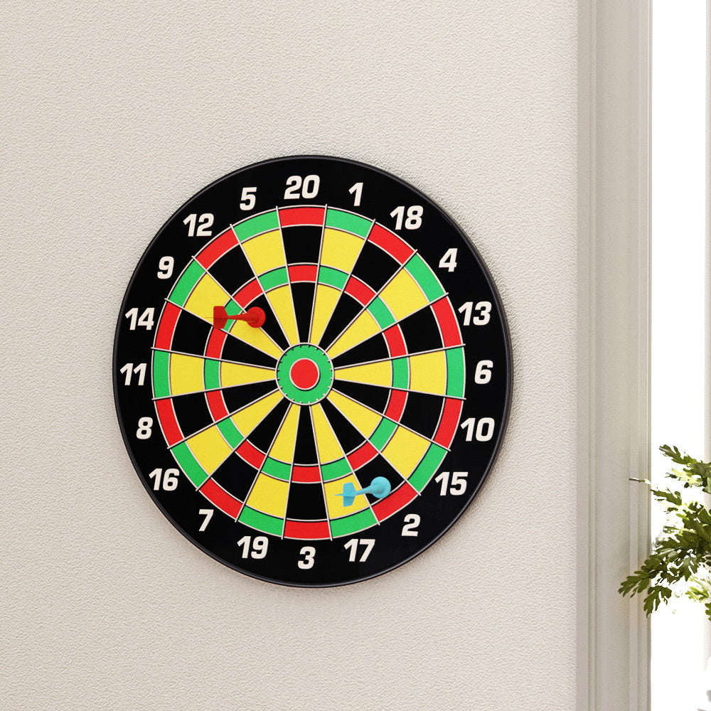 Board Games: 16" Dartboard Dart Board with Magnetic Darts Kids Toy Gift