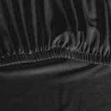Dining Set: Artiss Dining Chair Covers 6x Slipcovers Spandex Stretch Banquet Wedding Black