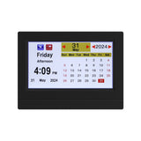 Clocks: Artiss 7" Digital Day Clock Calendar Alarm Black