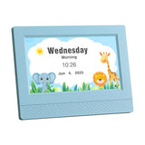 Clocks: Artiss 7" Digital Day Clock Calendar Alarm LCD Children Sleep Trainer Clocks Blue
