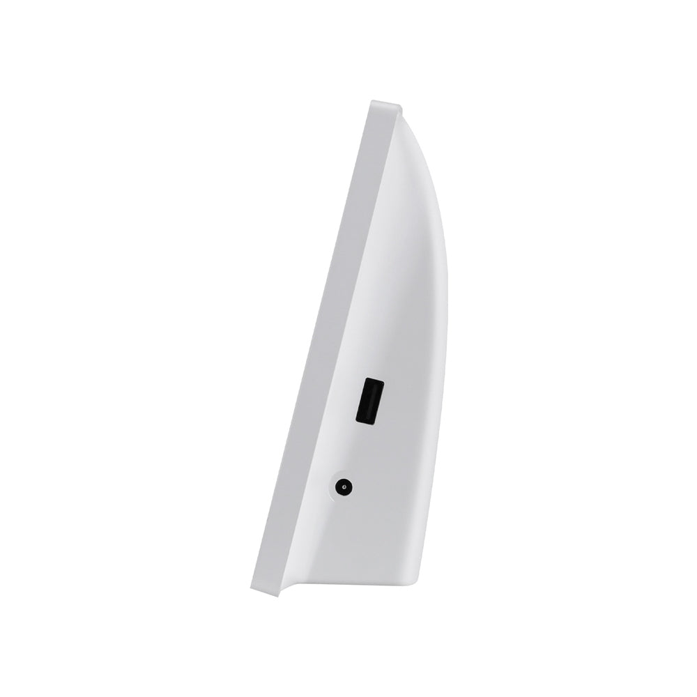 Clocks: Artiss 7" Digital Day Clock Calendar Alarm White