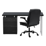 Artiss Computer Desk Executive Office Chairs Sets Black