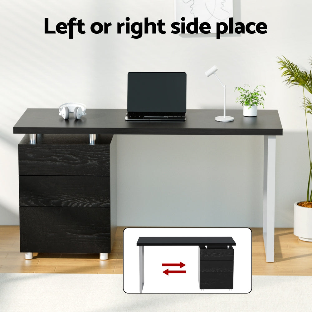 Office & Desk Chairs: Artiss Computer Desk Executive Office Chairs Sets Black