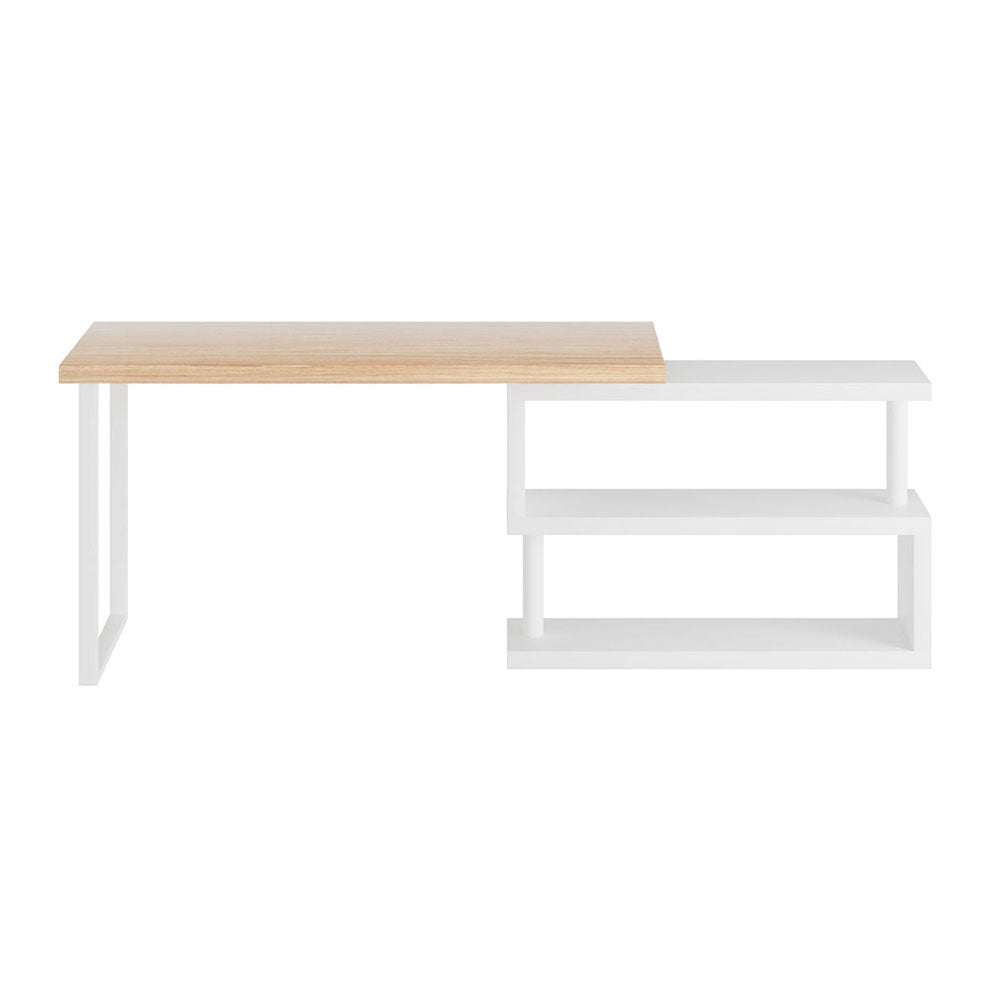 Desks: Artiss Computer Desk Bookshelf 140CM