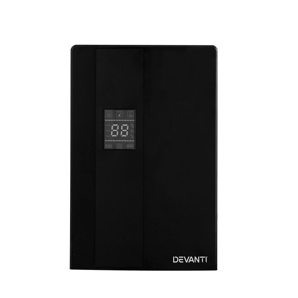 Dehumidifiers: Devanti Dehumidifier 2L Air Purifier Black