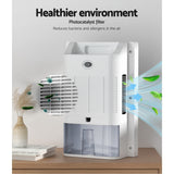 Dehumidifiers: Devanti Dehumidifier 2L Air Purifier White