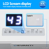 Dehumidifiers: Devanti 30L/Day Dehumidifier Home Air Dryer Mould Moisture 4.7L Tank