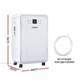Dehumidifiers: Devanti 50L/Day Dehumidifier Home Air Dryer Mould Moisture 8.5L Tank