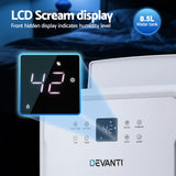 Dehumidifiers: Devanti 50L/Day Dehumidifier Home Air Dryer Mould Moisture 8.5L Tank