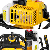 Outdoor Power Equipment: Giantz Post Hole Digger Motor Only Petrol Engine Yellow