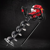 Giantz 92CC Post Hole Digger 200mm Petrol Drill Extension Bits Auger