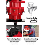 Outdoor Power Equipment: Giantz Post Hole Digger 200mm Petrol Drill Extension Auger Bits