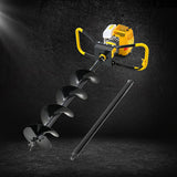 Drill & Screwdriver Accessories: Giantz 74CC Post Hole Digger 200mm Petrol Drill Auger Extension Bits