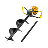 Drill & Screwdriver Accessories: Giantz 74CC Post Hole Digger 300mm Petrol Drill Auger Extension Bits