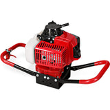 Outdoor Power Equipment: Giantz Petrol Post Hole Digger Motor Only Engine Red