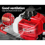 Outdoor Power Equipment: Giantz Petrol Post Hole Digger Motor Only Engine Red
