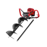 Outdoor Power Equipment: Giantz 66CC Post Hole Digger 300mm Petrol Drill Extension Auger Bits