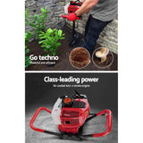 Drill & Screwdriver Accessories: Giantz 66CC Petrol Post Hole Digger Drill Extension Auger Bits