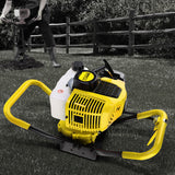 Elegant_Shop-Giantz 80CC Post Hole Digger Motor Only Petrol Engine Yellow