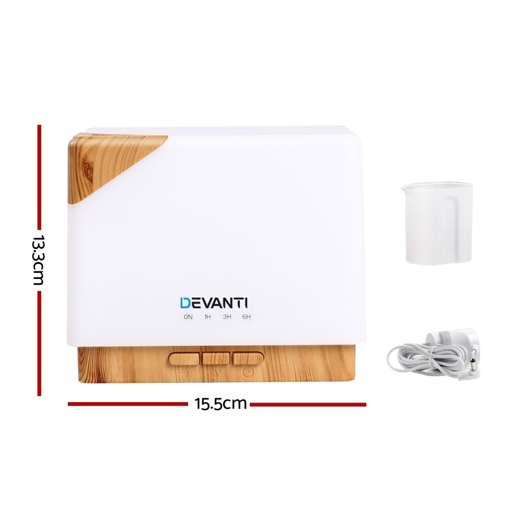 Aroma Diffusers: Devanti Aroma Diffuser Aromatherapy Humidifier 600ml