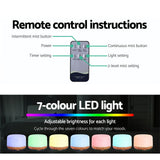 Aroma Diffusers: Devanti Aroma Diffuser Aromatherapy Humidifier 500ml