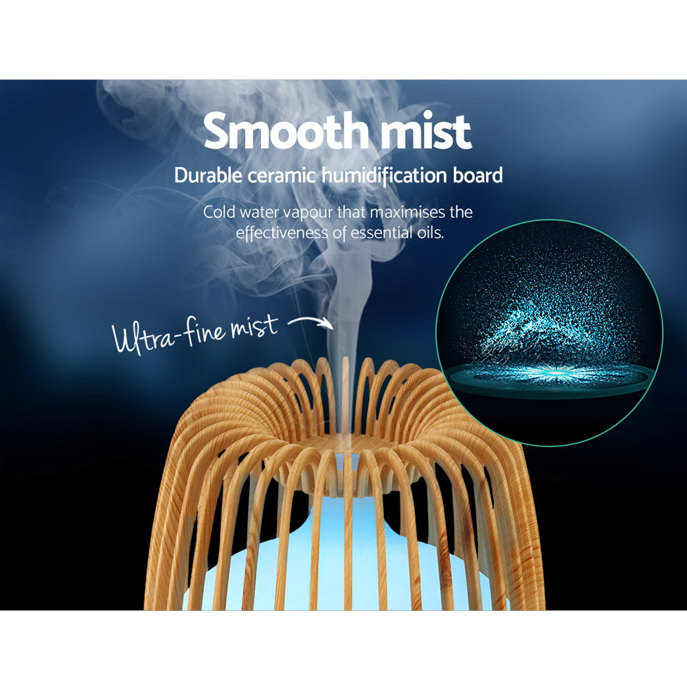 Aroma Diffusers: Devanti Aroma Diffuser Aromatherapy Remote 500ml