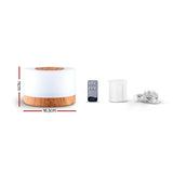 Aroma Diffusers: Devanti Aroma Diffuser Aromatherapy Light Wood 500ml