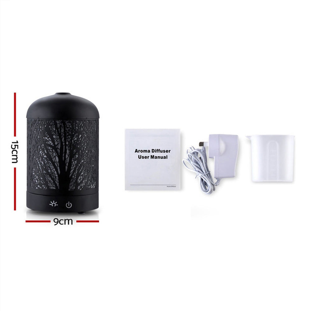 Aroma Diffusers: Devanti Aroma Diffuser Aromatherapy Black 160ml