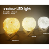 Candles & Diffusers: Devanti Aroma Diffuser Aromatherapy Moon Lamp 880ml