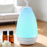 Aroma Diffusers: Devanti Ultrasonic Essential Oil Aroma Diffuser Aromatherapy Cool Mist Humidifier w/ LED Light 300ml