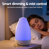 Aroma Diffusers: Devanti Ultrasonic Essential Oil Aroma Diffuser Aromatherapy Cool Mist Humidifier w/ LED Light 300ml