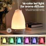 Aroma Diffusers: Devanti Ultrasonic Essential Oil Aroma Diffuser Aromatherapy Cool Mist Humidifier w/ LED Light 300ml